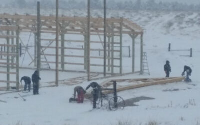 New Barn Build Days 3 thru 5