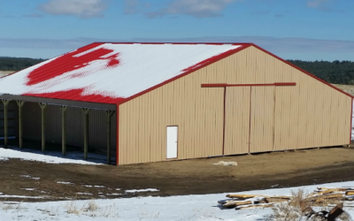 New Barn Build Complete Days 6 & 7