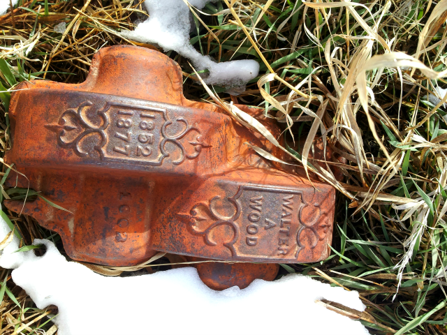 walter a wood antique farm implement